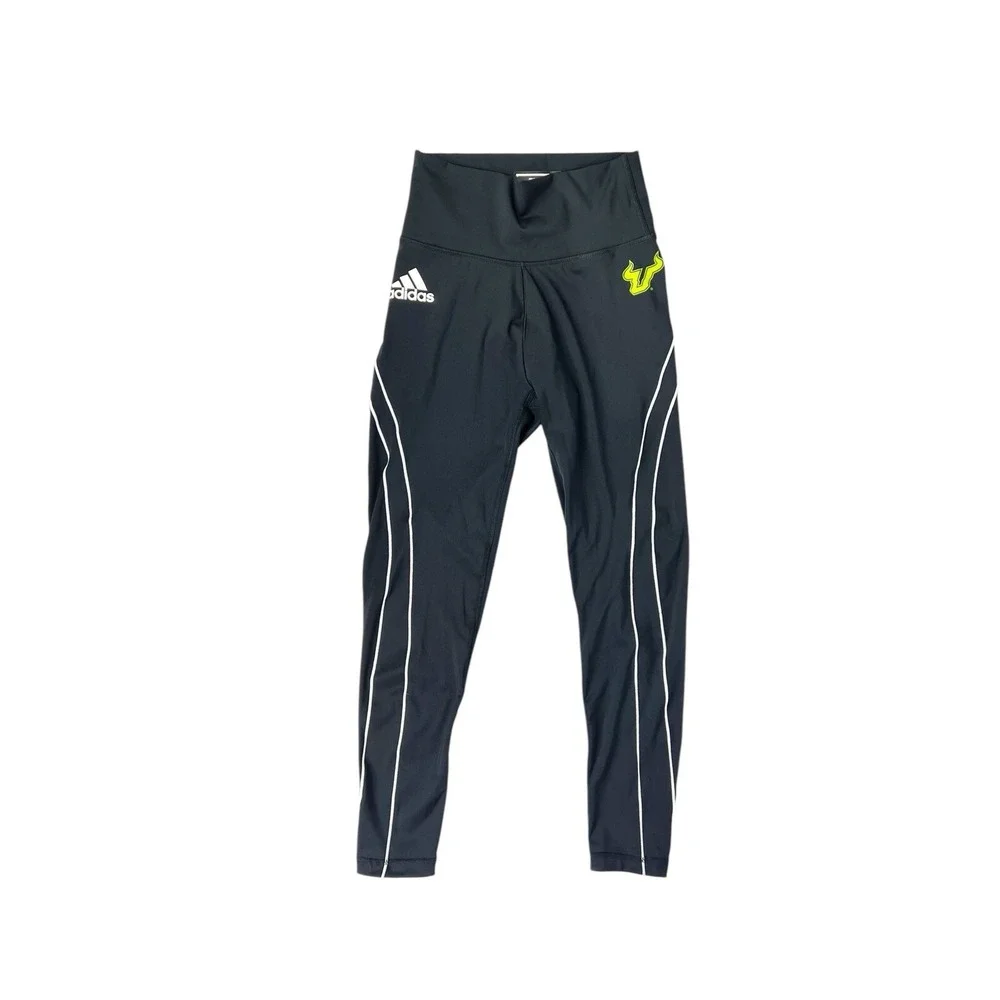 Adidas‎ Primegreen Aeroready Women's Black Leggings USF Bulls Athletics Small